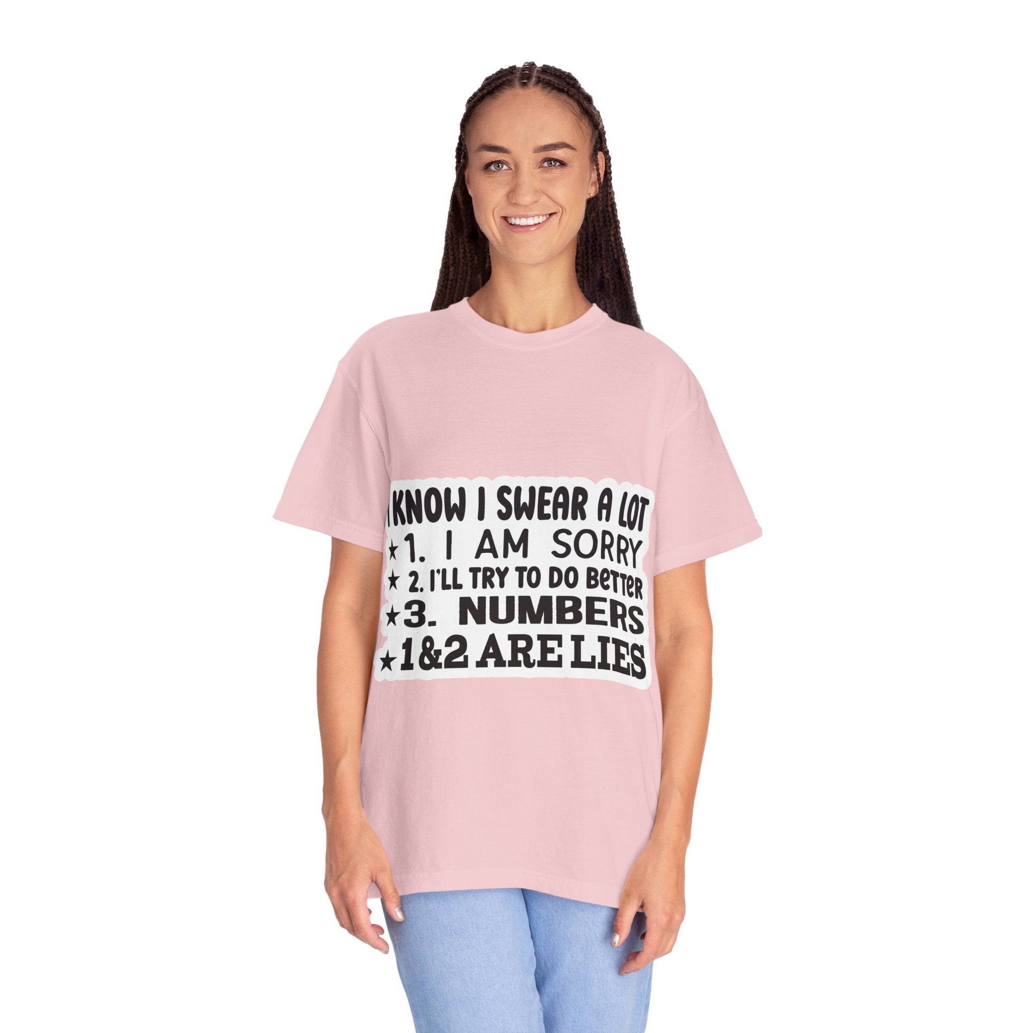 Funny "I Know I Swear a Lot" Graphic T-Shirt