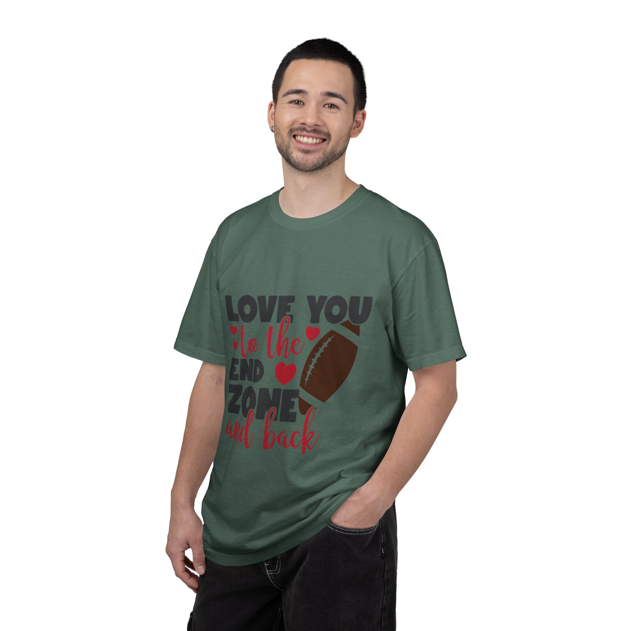 Love You to the End Zone and Back Football T-Shirt