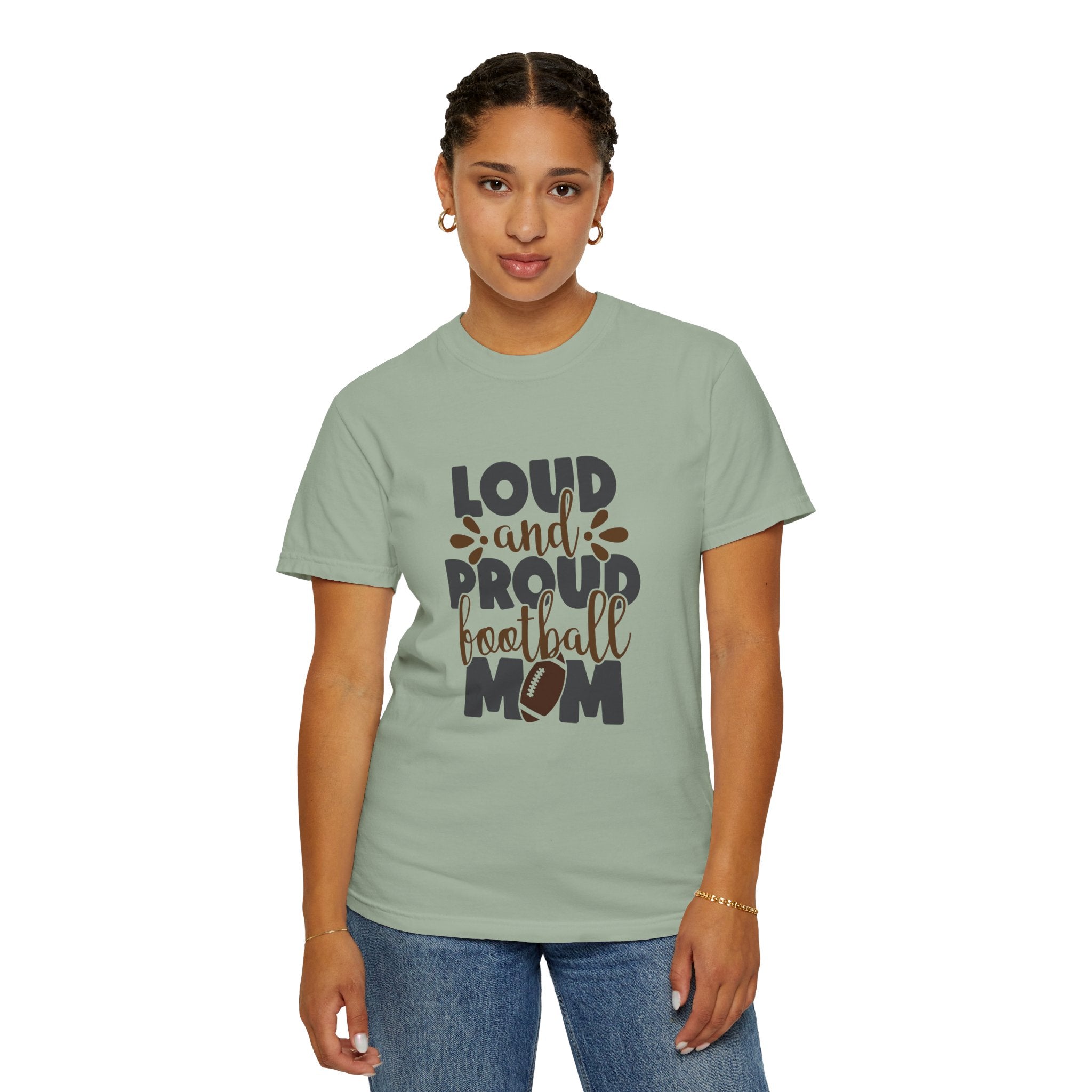 Loud and Proud Football Mom T-Shirt