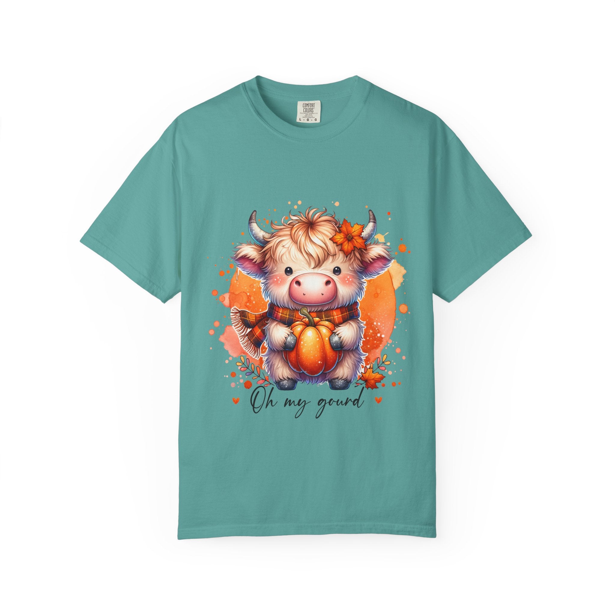 Cow Pumpkin T‑Shirt — Cute "Oh My Gourd" Fall Graphic Tee
