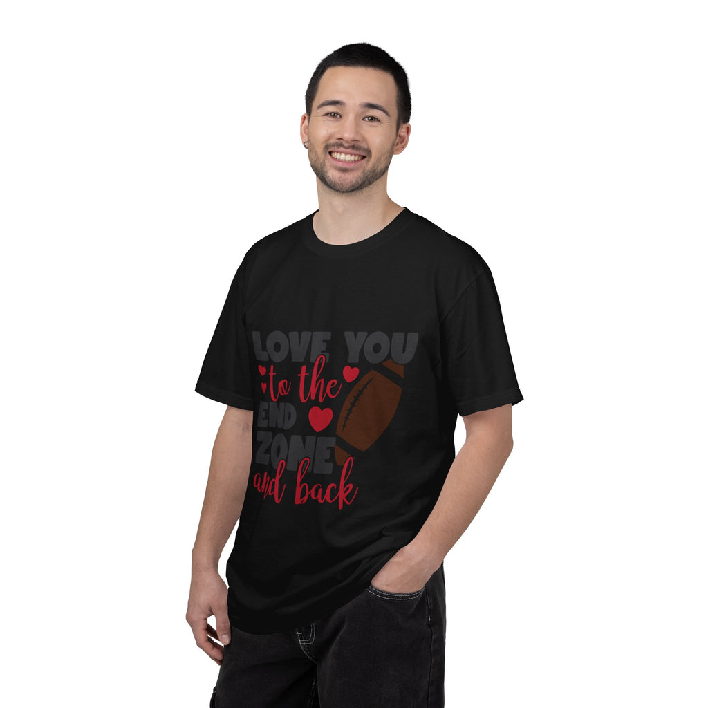 Love You to the End Zone and Back Football T-Shirt