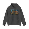 Hoodie — Enchanted Mushroom Cottage Illustration Hoodie