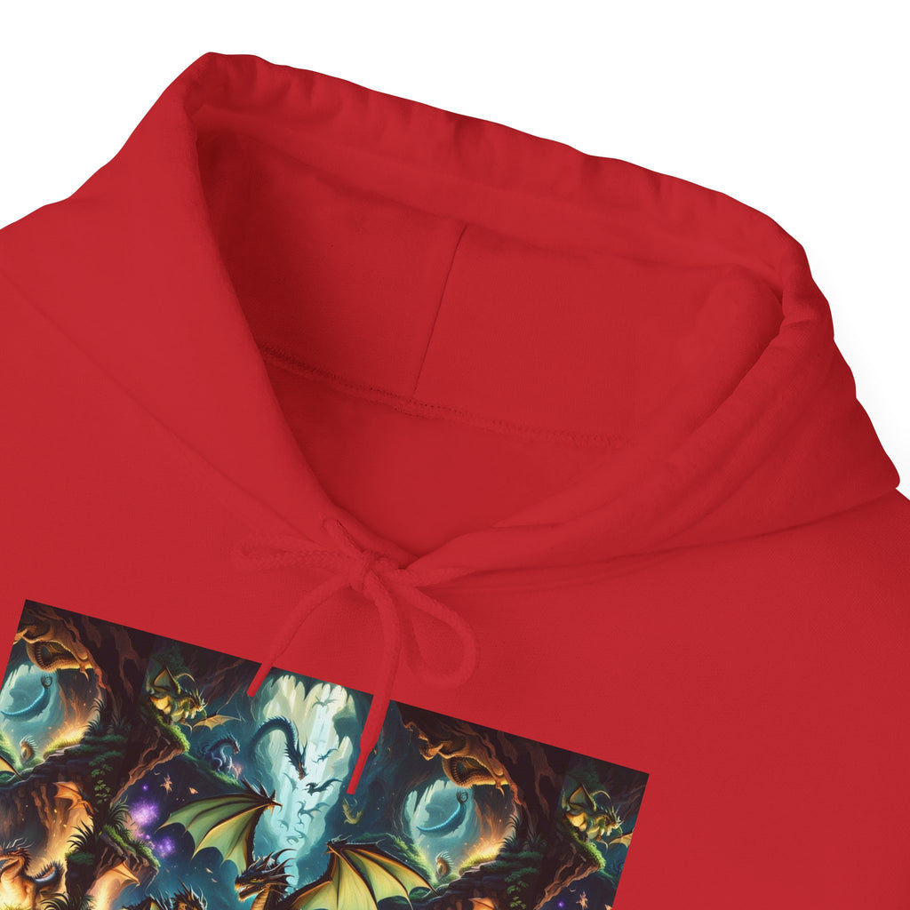 Mystical Cosmic Dragon Hoodie — Fantasy Sci‑Fi Graphic Sweatshirt