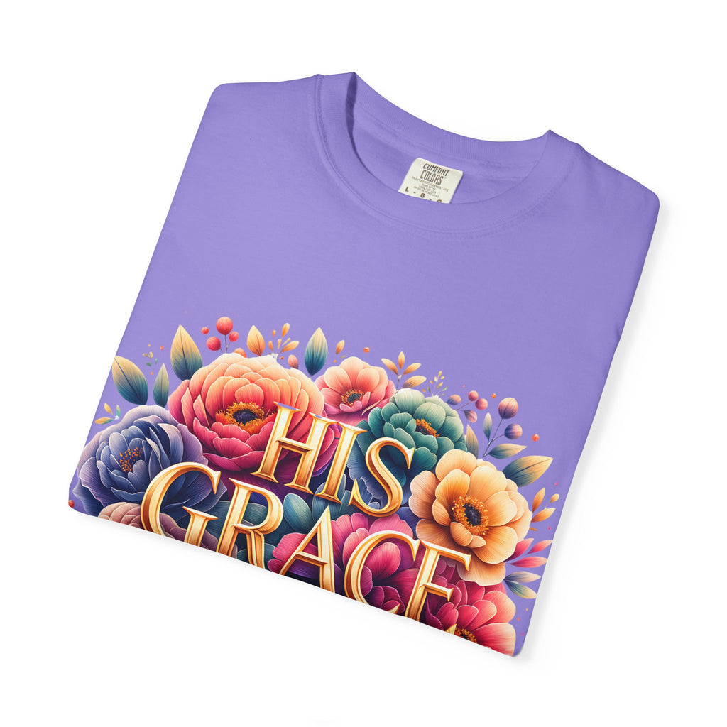 His Grace Is Enough Floral T-Shirt