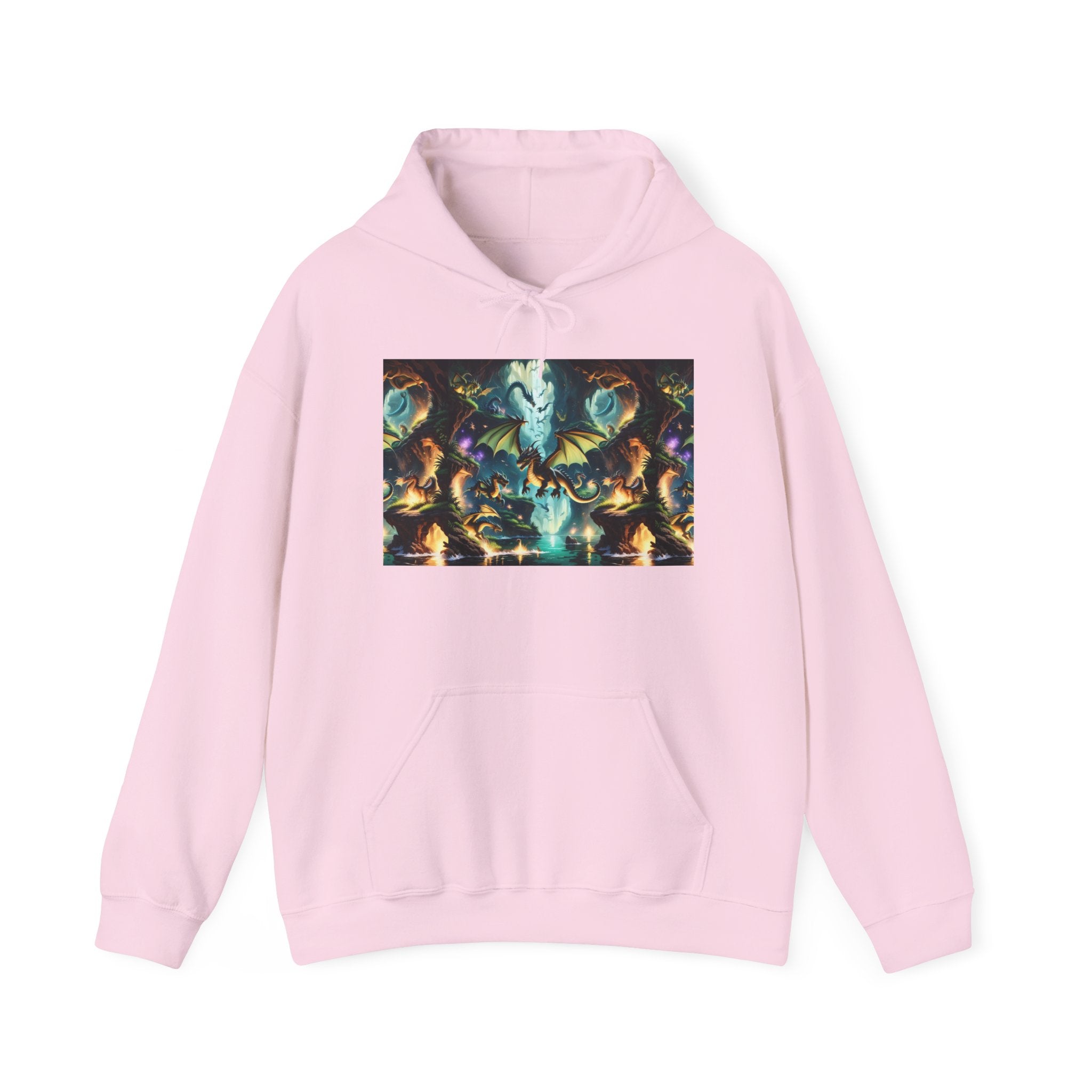 Mystical Cosmic Dragon Hoodie — Fantasy Sci‑Fi Graphic Sweatshirt