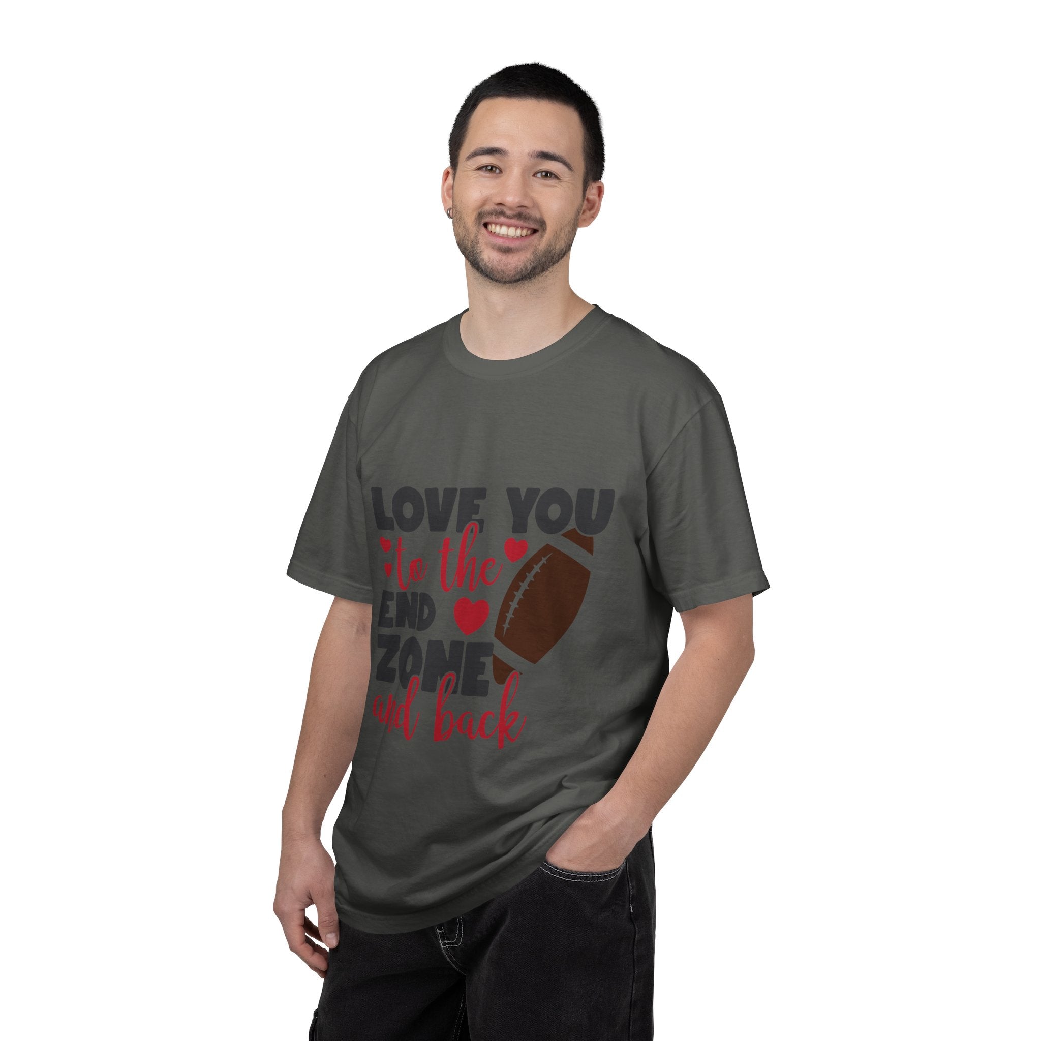 Love You to the End Zone and Back Football T-Shirt