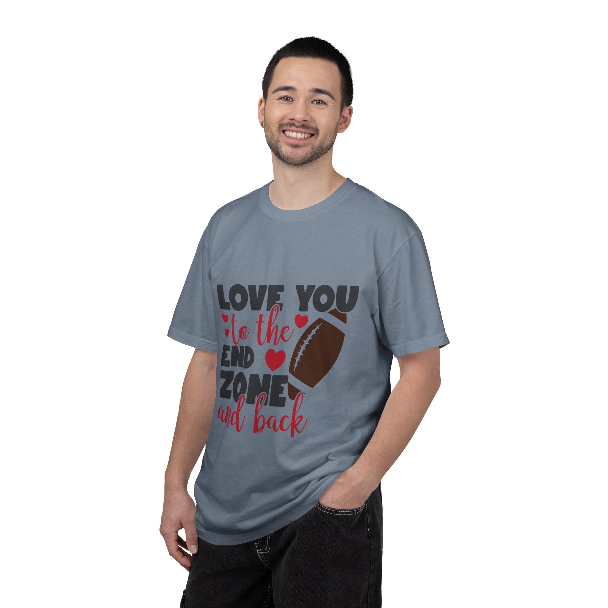 Love You to the End Zone and Back Football T-Shirt