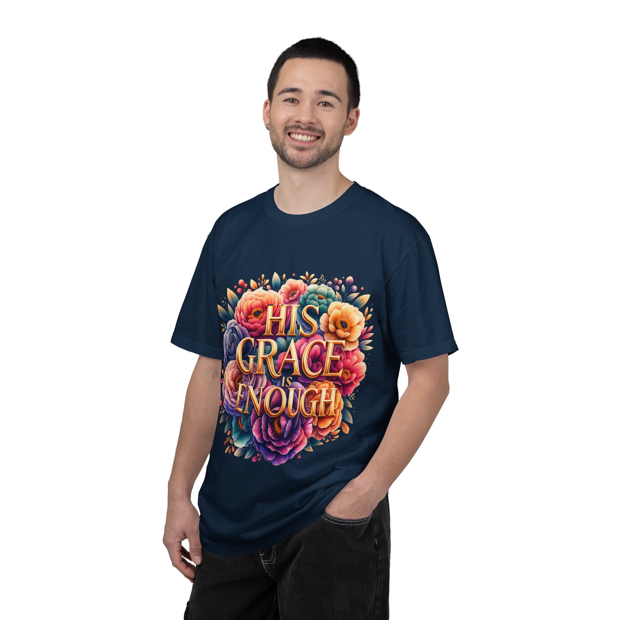His Grace Is Enough Floral T-Shirt