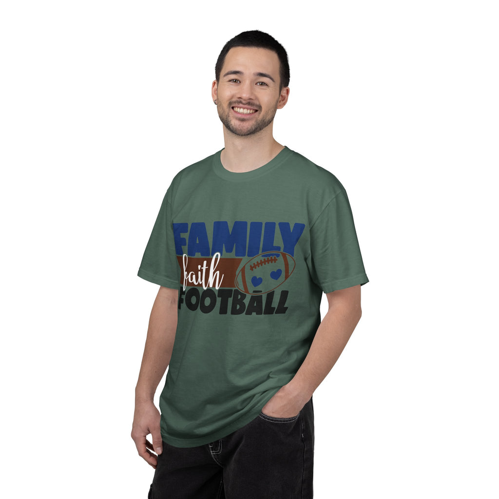 Family Faith Football T-Shirt