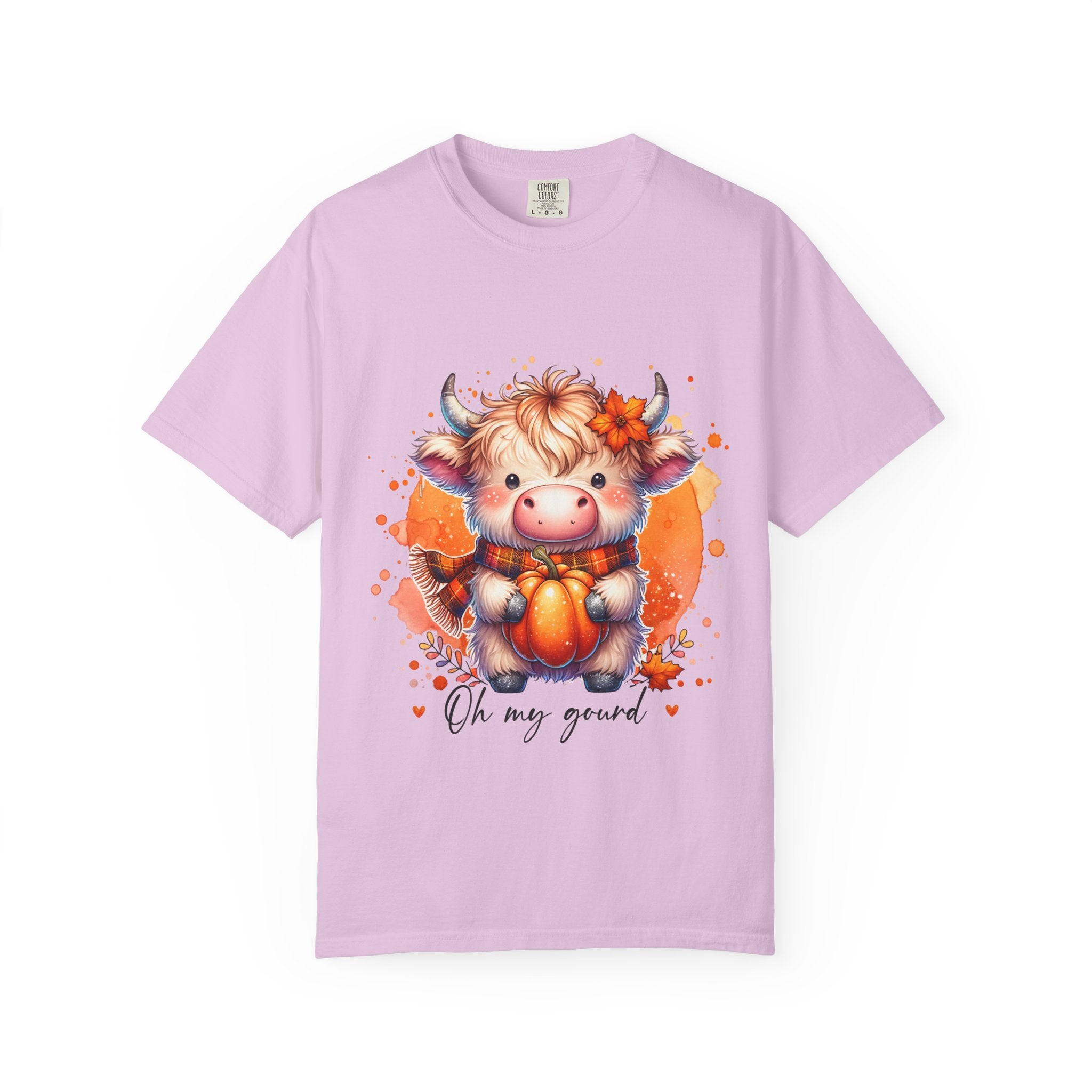 Cow Pumpkin T‑Shirt — Cute "Oh My Gourd" Fall Graphic Tee