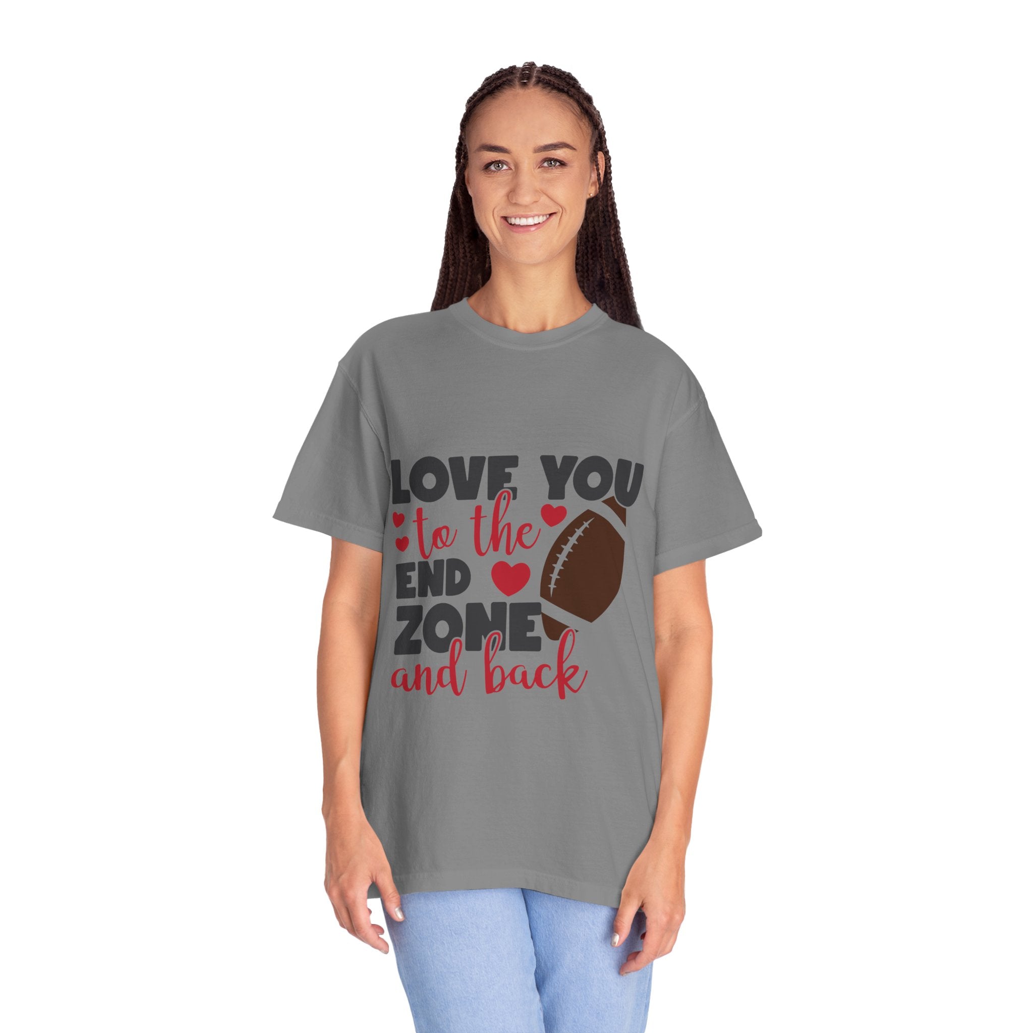 Love You to the End Zone and Back Football T-Shirt