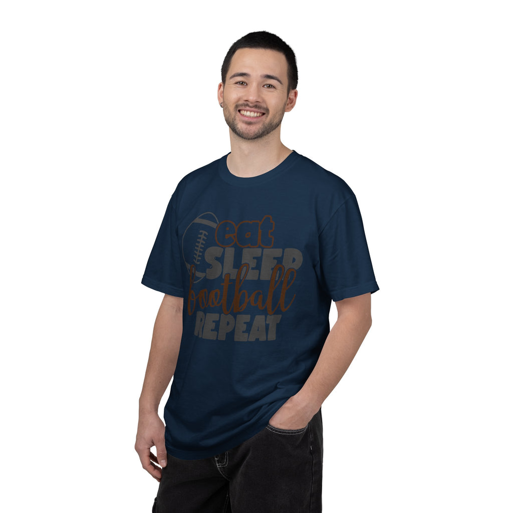 Eat Sleep Football Repeat T-Shirt — Football Fan Tee