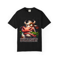 Graphic T-Shirt — 'Not My Horoscope, Not My Bullshit' Funny Cow Illustration