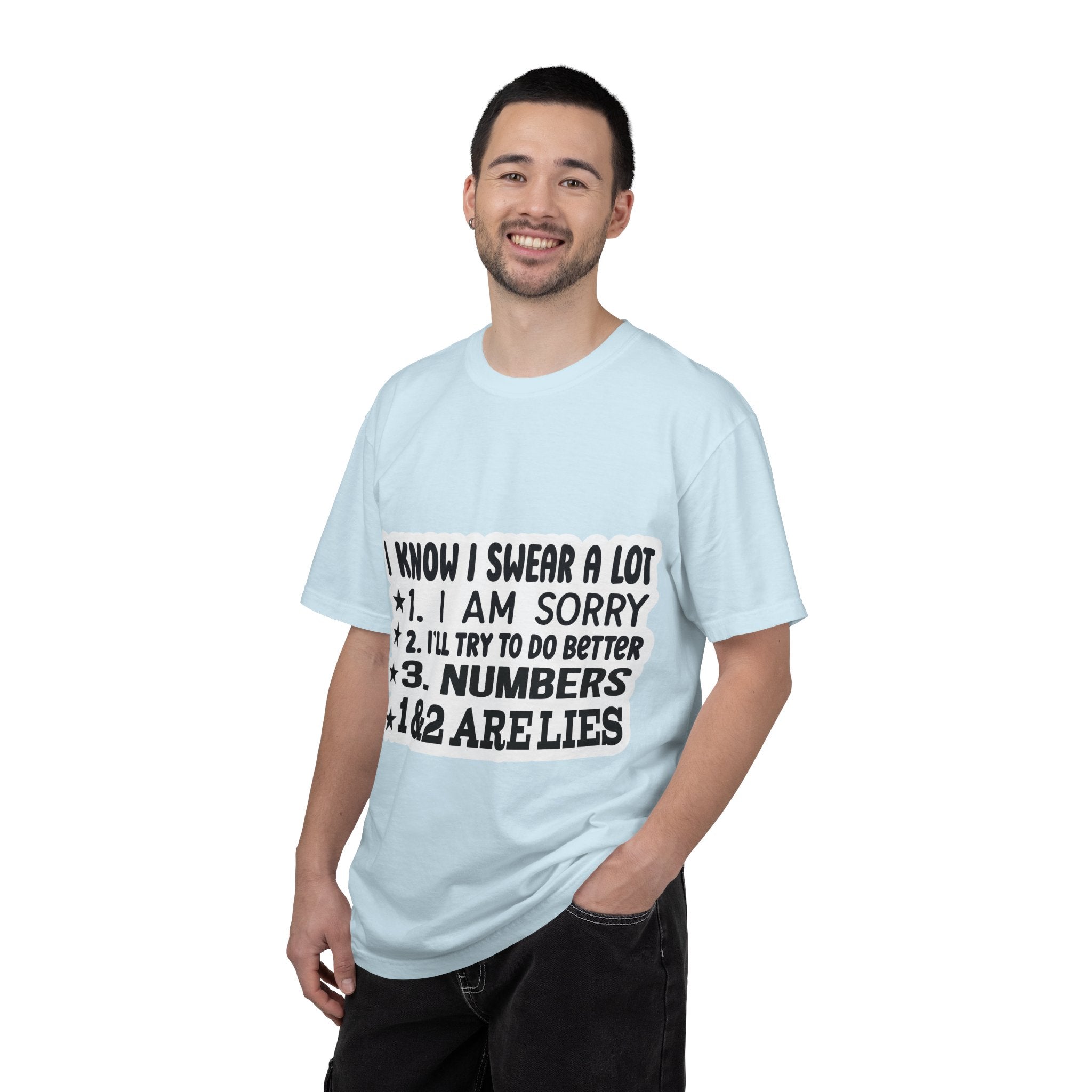 Funny "I Know I Swear a Lot" Graphic T-Shirt