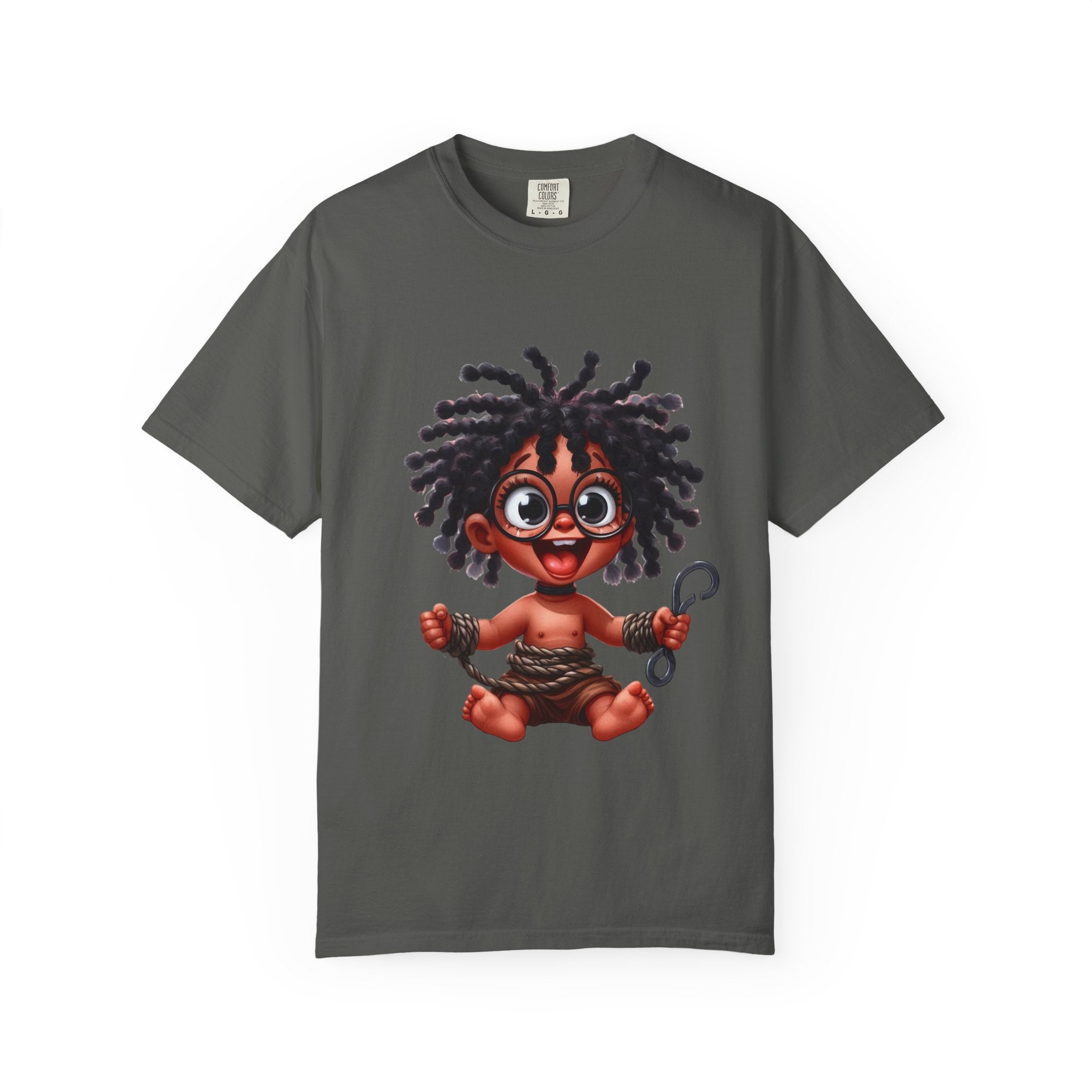 Cute Baby Voodoo Doll T-Shirt — Playful Cartoon Tribal Baby Graphic Tee