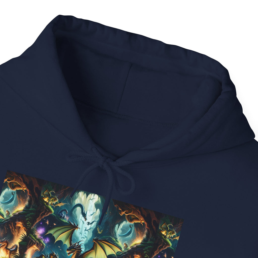 Mystical Cosmic Dragon Hoodie — Fantasy Sci‑Fi Graphic Sweatshirt