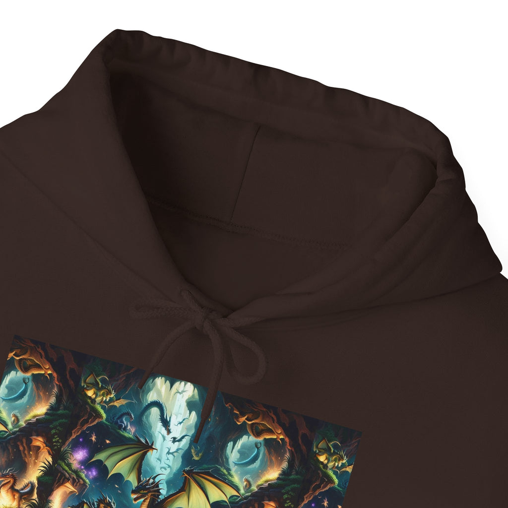 Mystical Cosmic Dragon Hoodie — Fantasy Sci‑Fi Graphic Sweatshirt