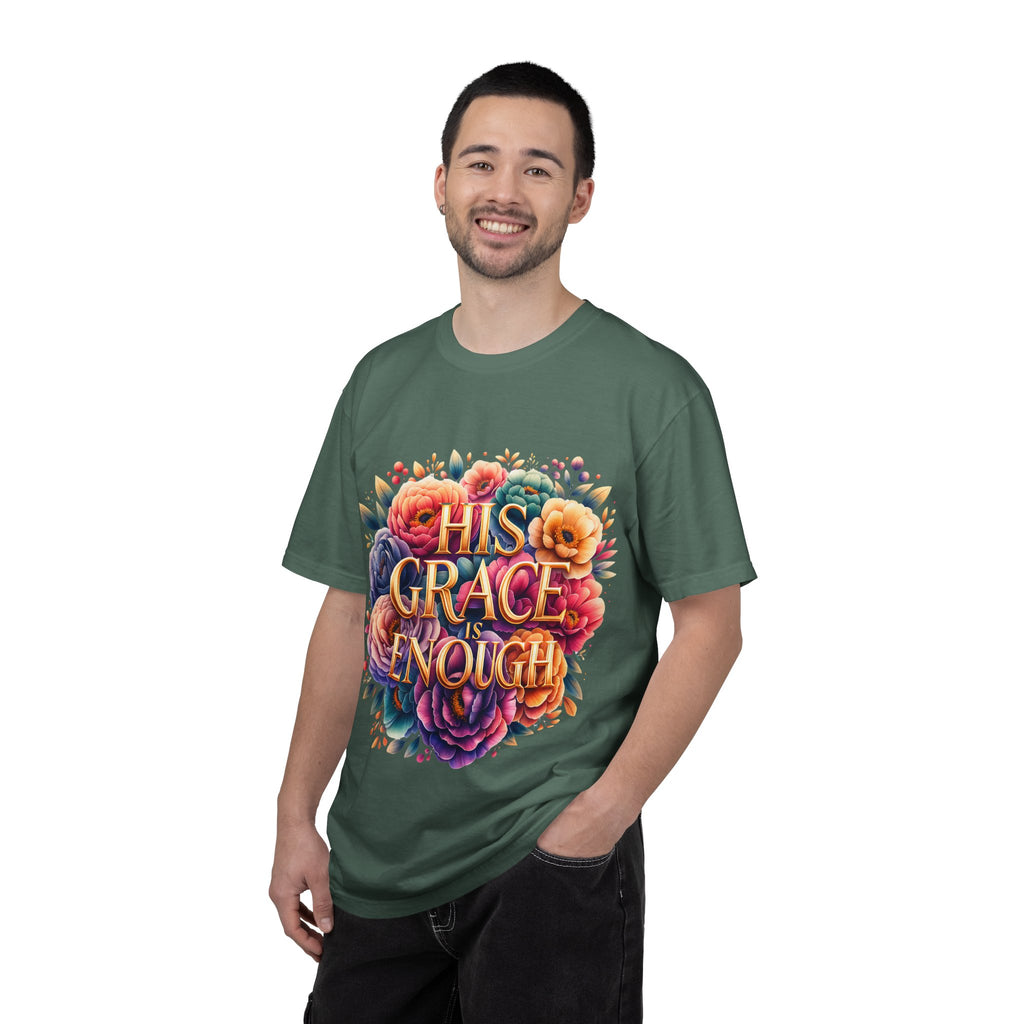 His Grace Is Enough Floral T-Shirt