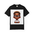Surprised Cartoon Black Boy T-Shirt — Cute Kids Character Tee