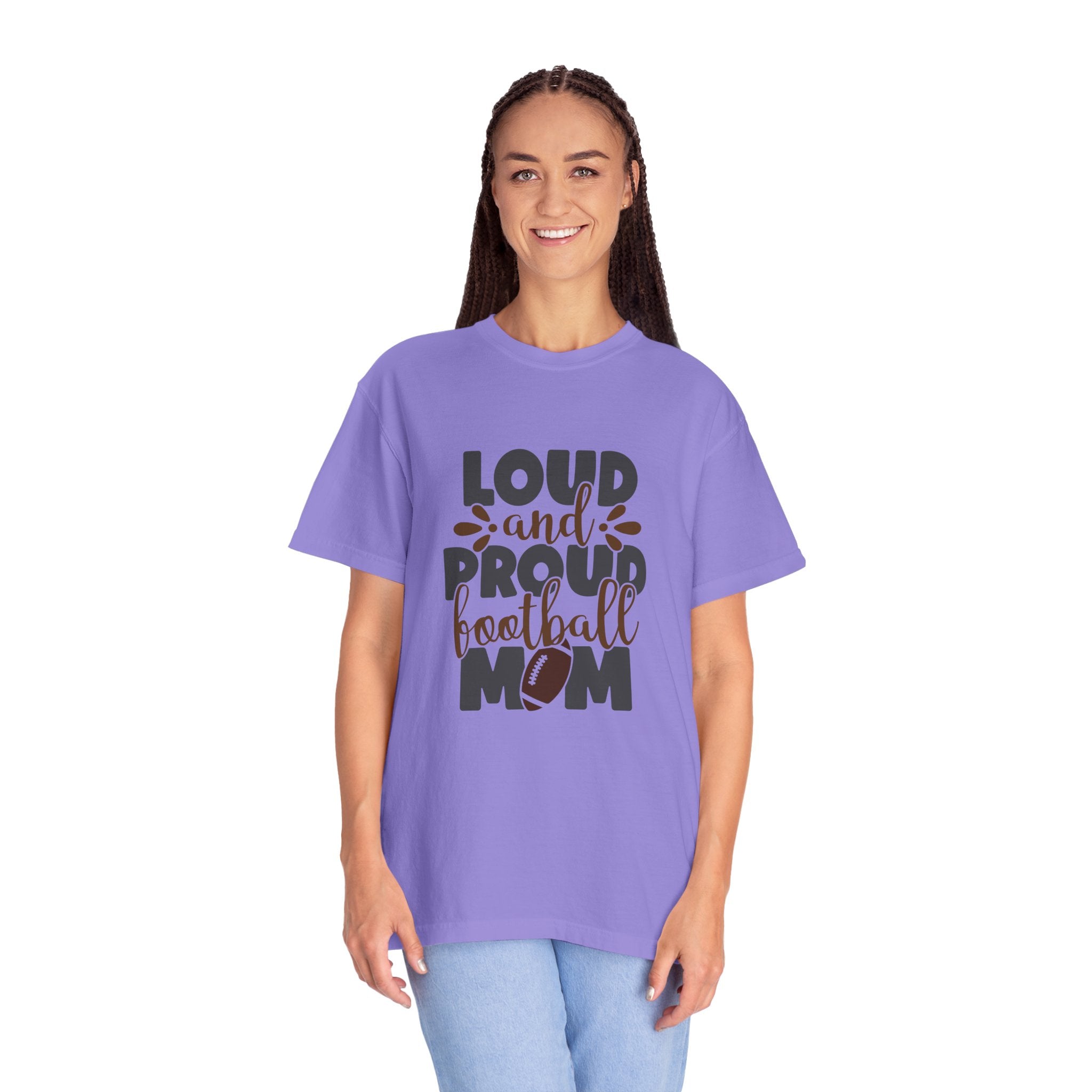 Loud and Proud Football Mom T-Shirt