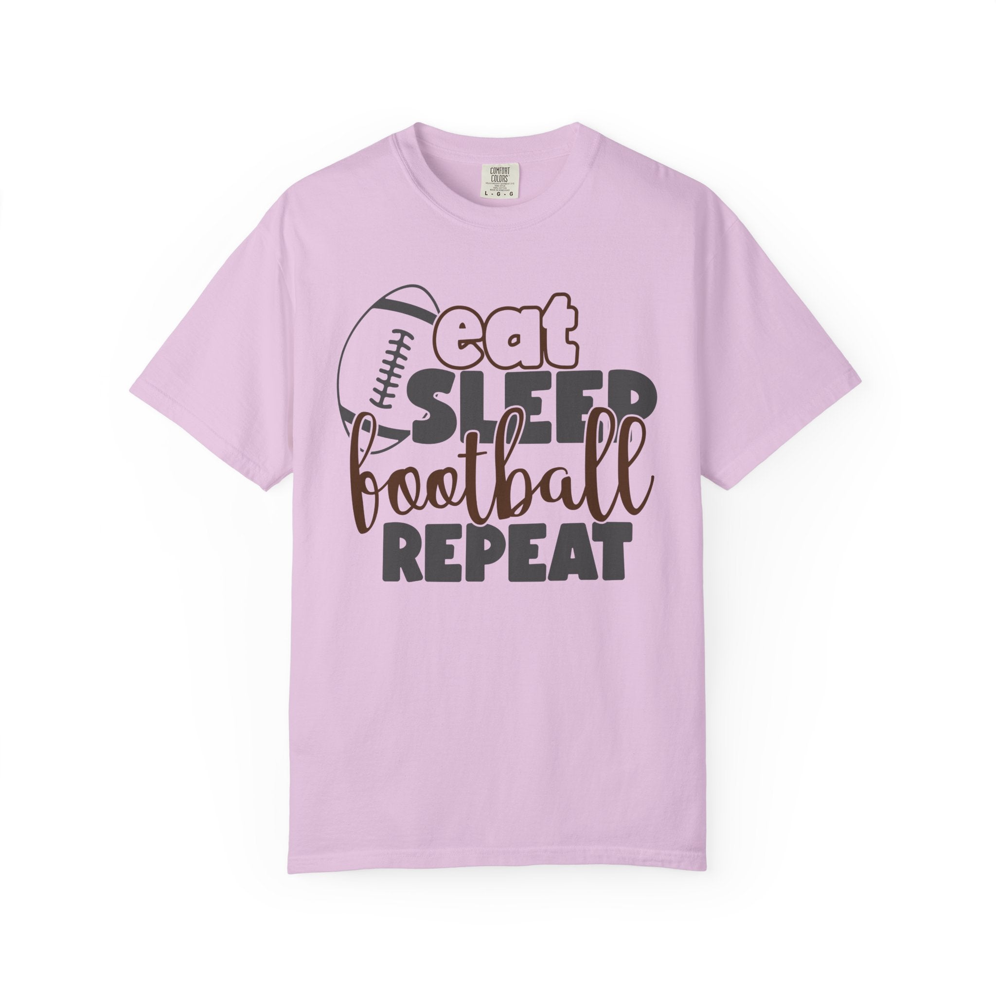 Eat Sleep Football Repeat T-Shirt — Football Fan Tee