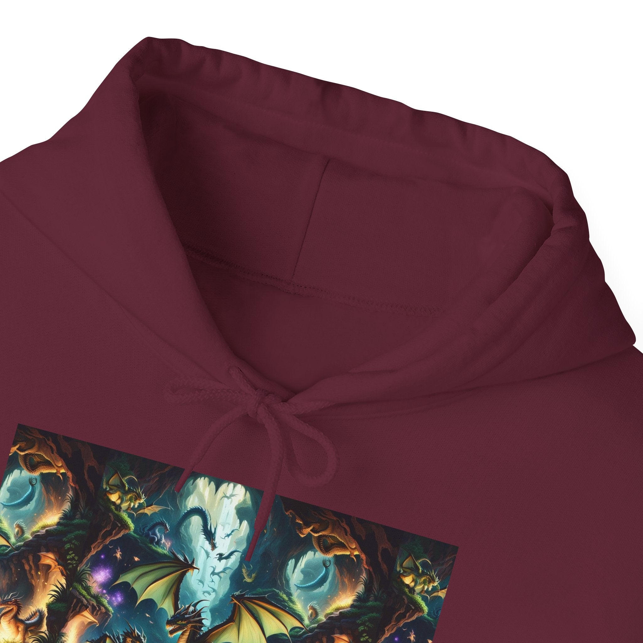 Mystical Cosmic Dragon Hoodie — Fantasy Sci‑Fi Graphic Sweatshirt