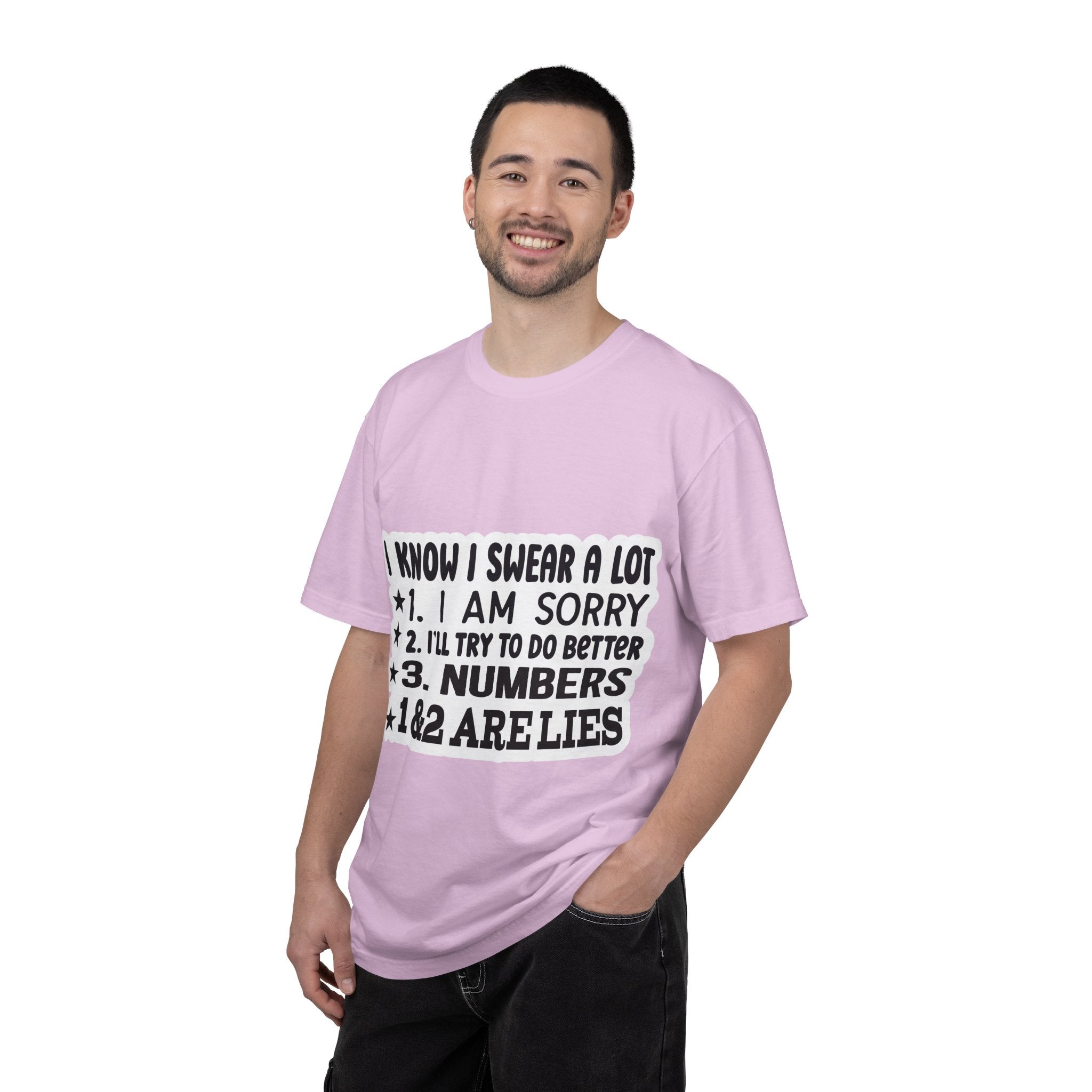 Funny "I Know I Swear a Lot" Graphic T-Shirt