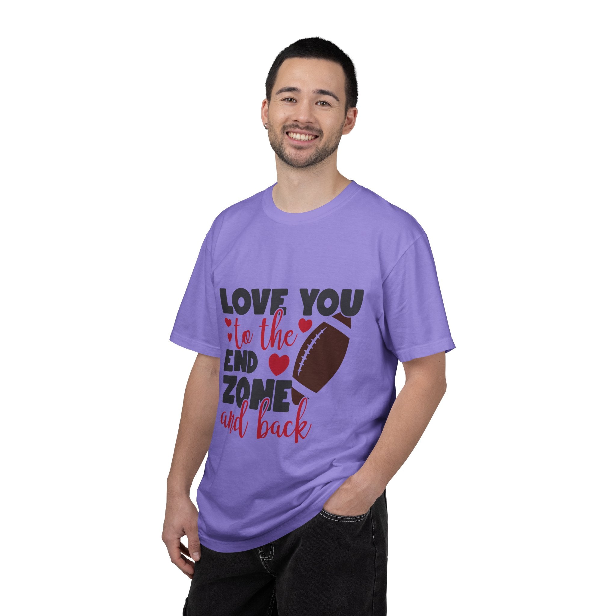 Love You to the End Zone and Back Football T-Shirt