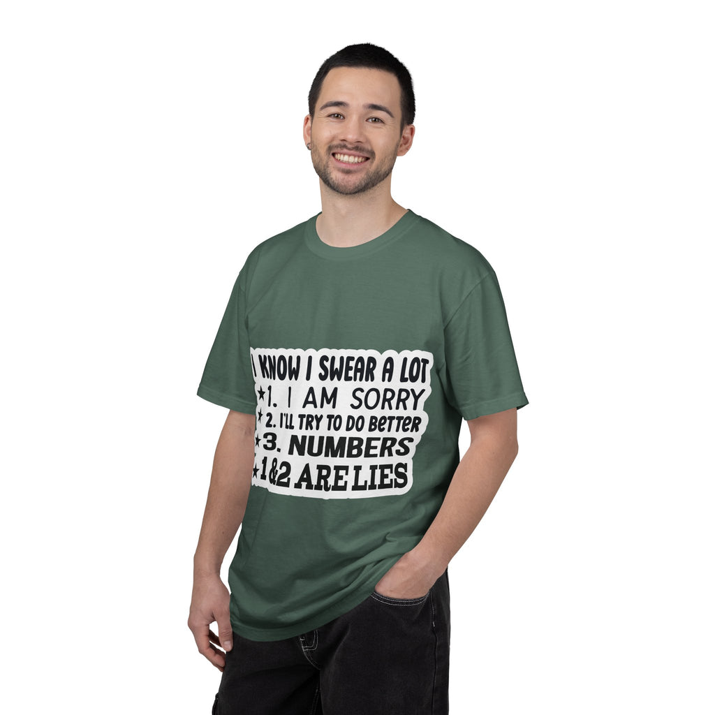Funny "I Know I Swear a Lot" Graphic T-Shirt