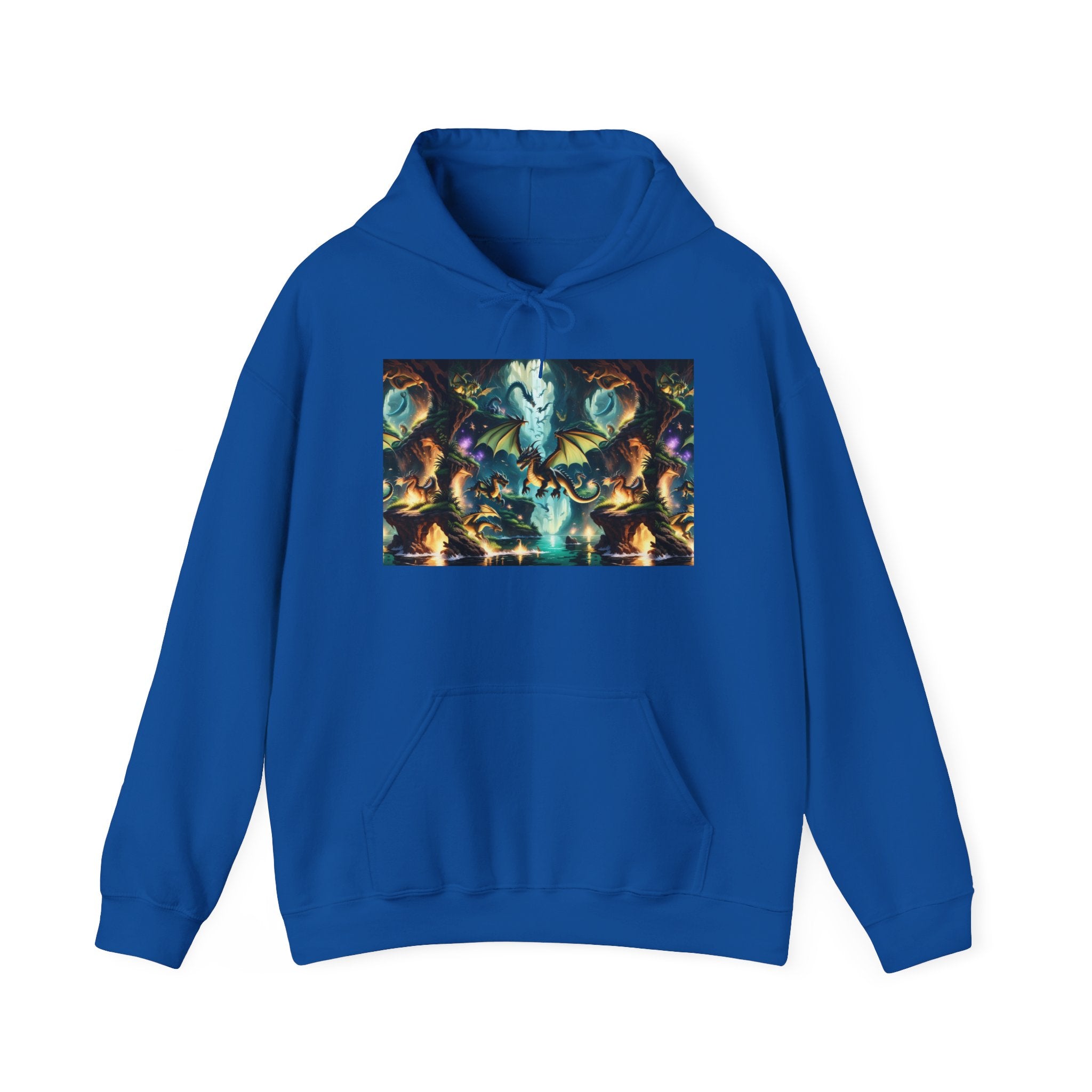 Mystical Cosmic Dragon Hoodie — Fantasy Sci‑Fi Graphic Sweatshirt