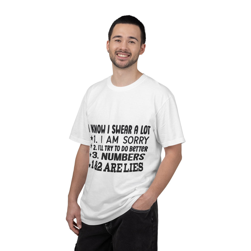 Funny "I Know I Swear a Lot" Graphic T-Shirt