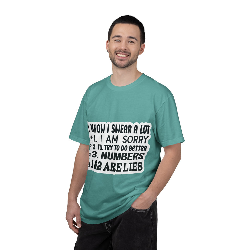 Funny "I Know I Swear a Lot" Graphic T-Shirt