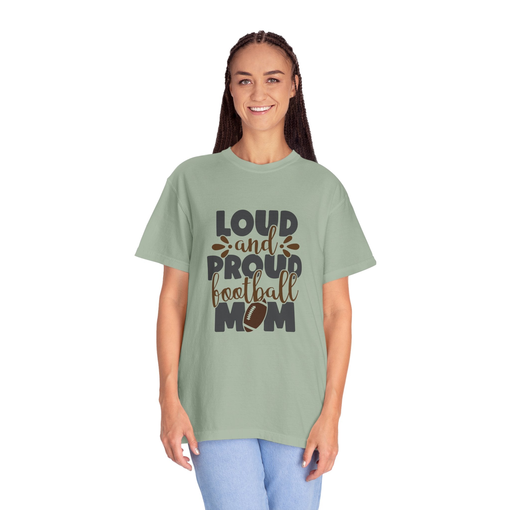 Loud and Proud Football Mom T-Shirt