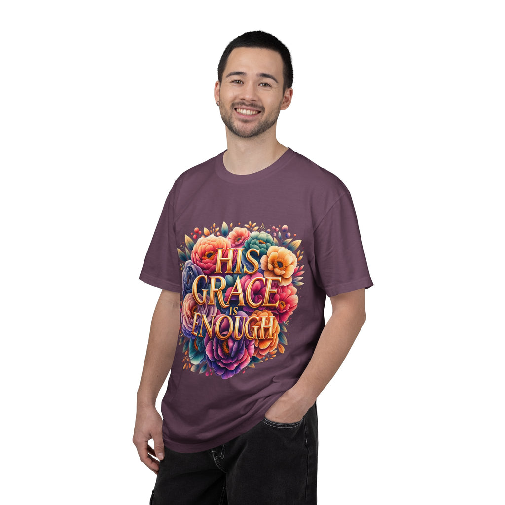 His Grace Is Enough Floral T-Shirt