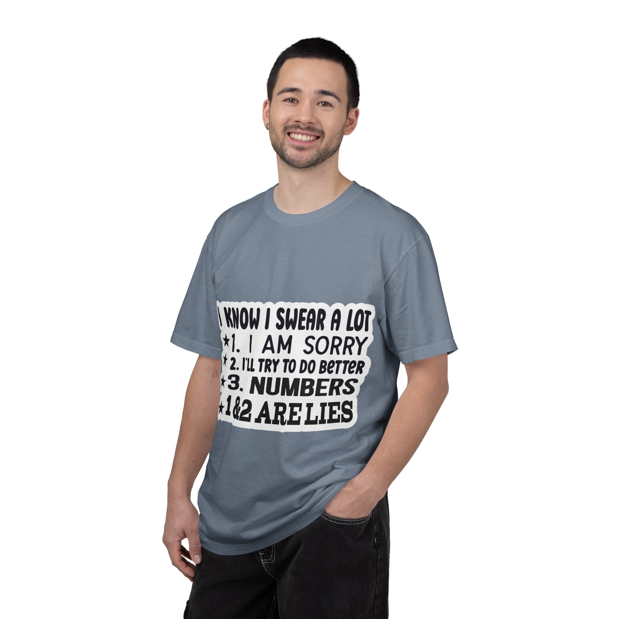 Funny "I Know I Swear a Lot" Graphic T-Shirt
