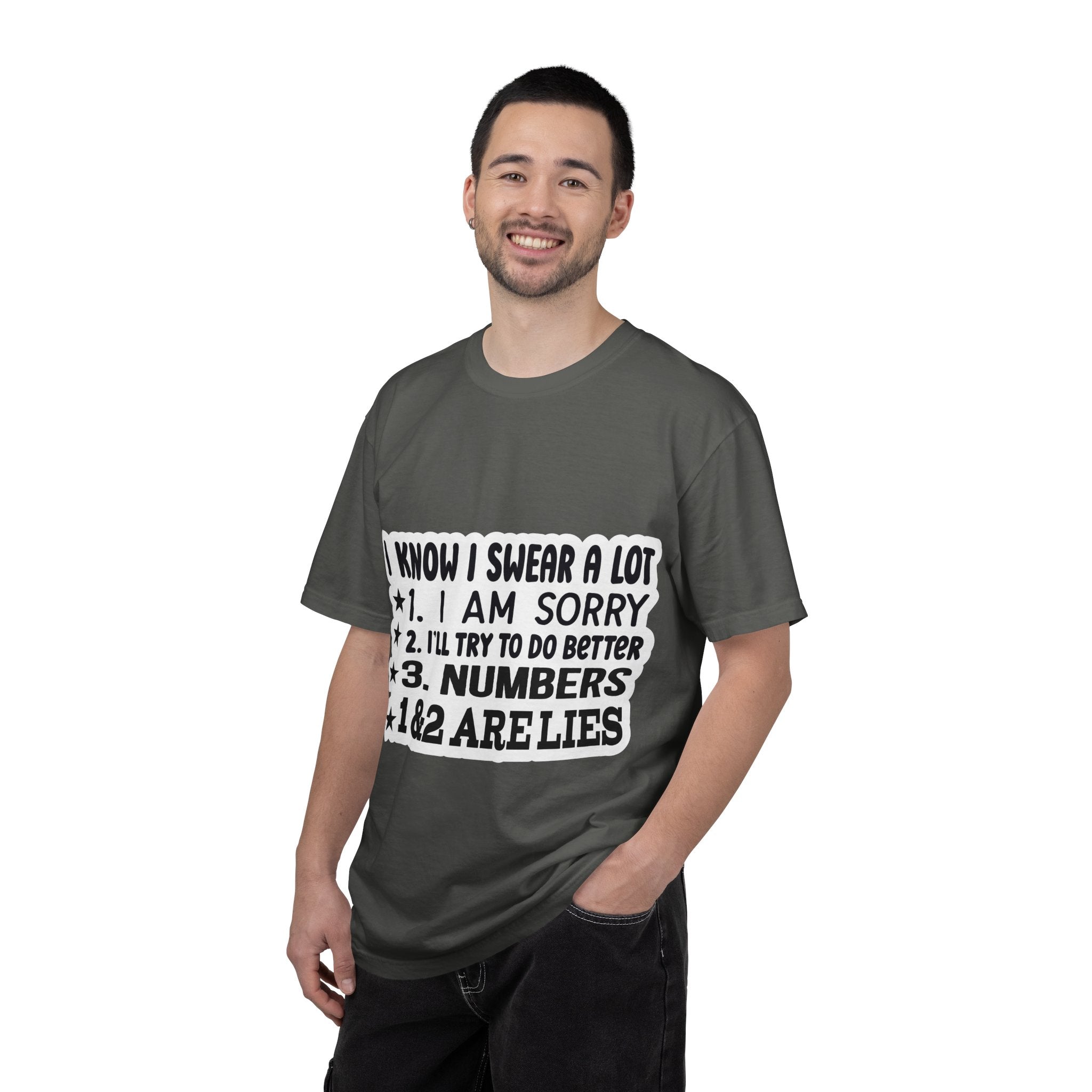 Funny "I Know I Swear a Lot" Graphic T-Shirt