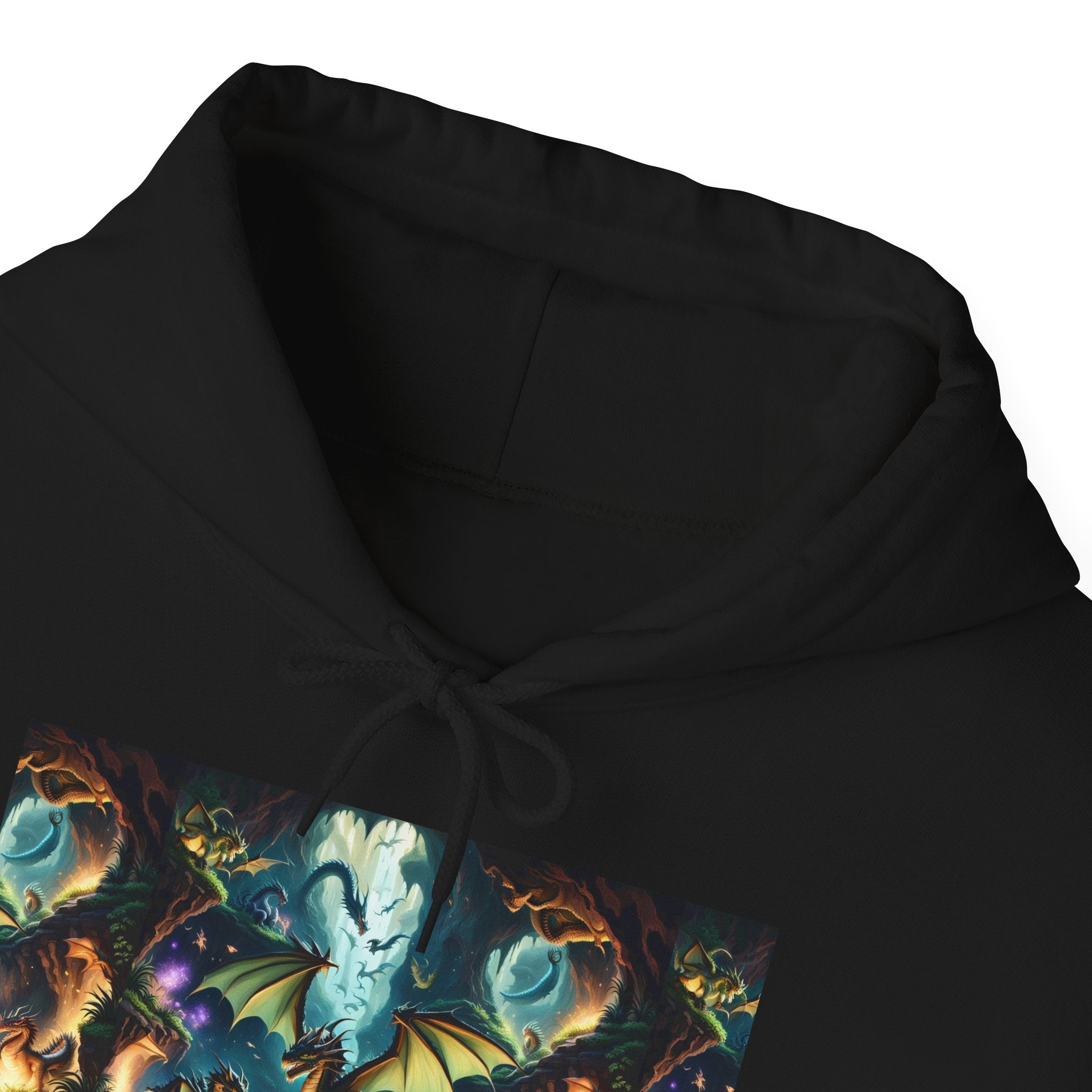 Mystical Cosmic Dragon Hoodie — Fantasy Sci‑Fi Graphic Sweatshirt