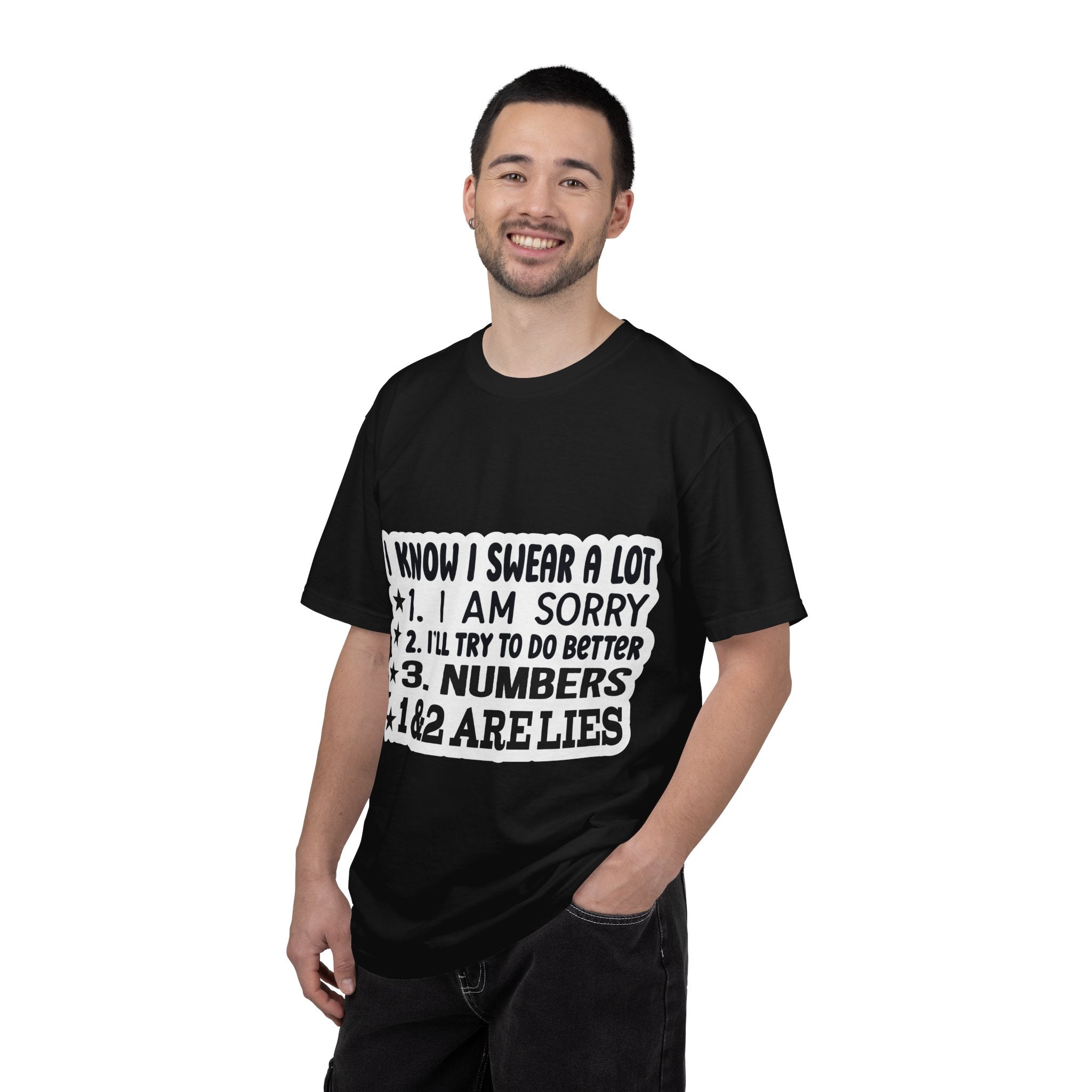 Funny "I Know I Swear a Lot" Graphic T-Shirt