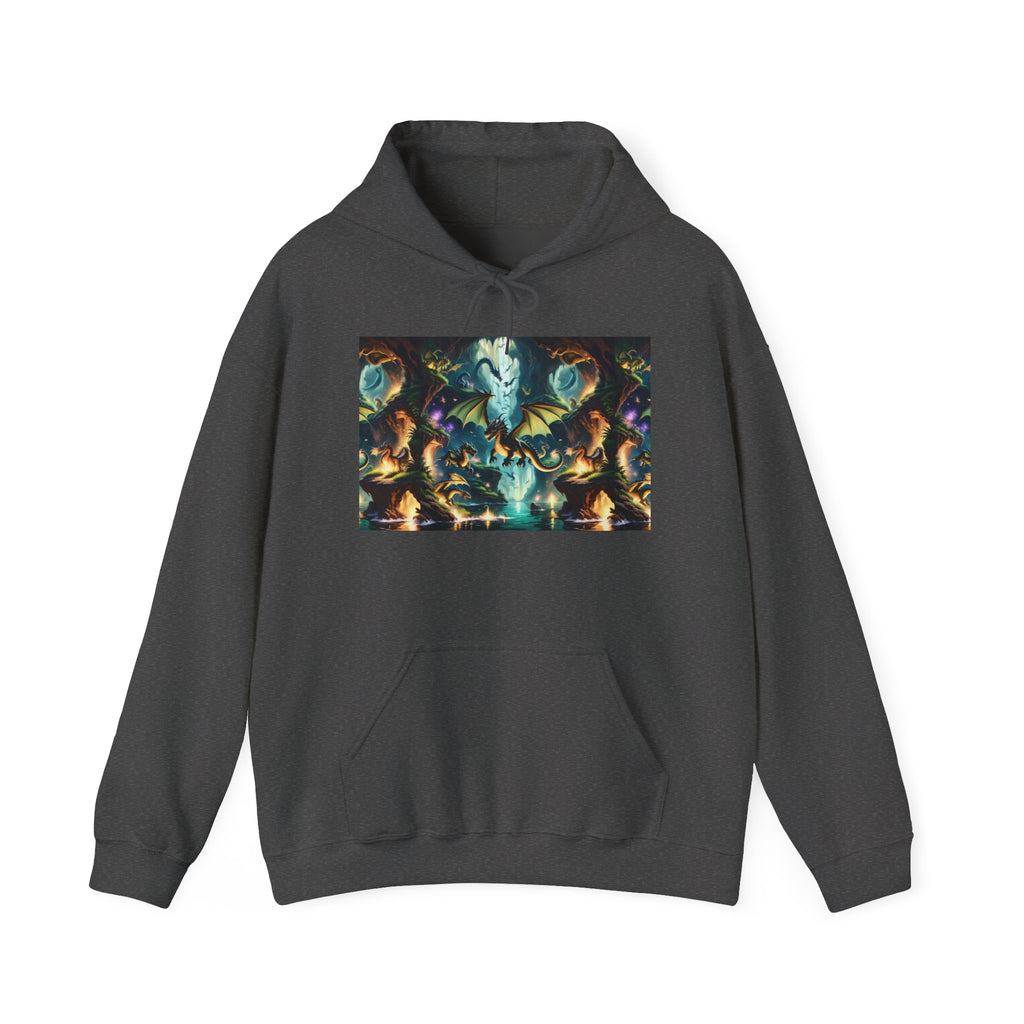 Mystical Cosmic Dragon Hoodie — Fantasy Sci‑Fi Graphic Sweatshirt