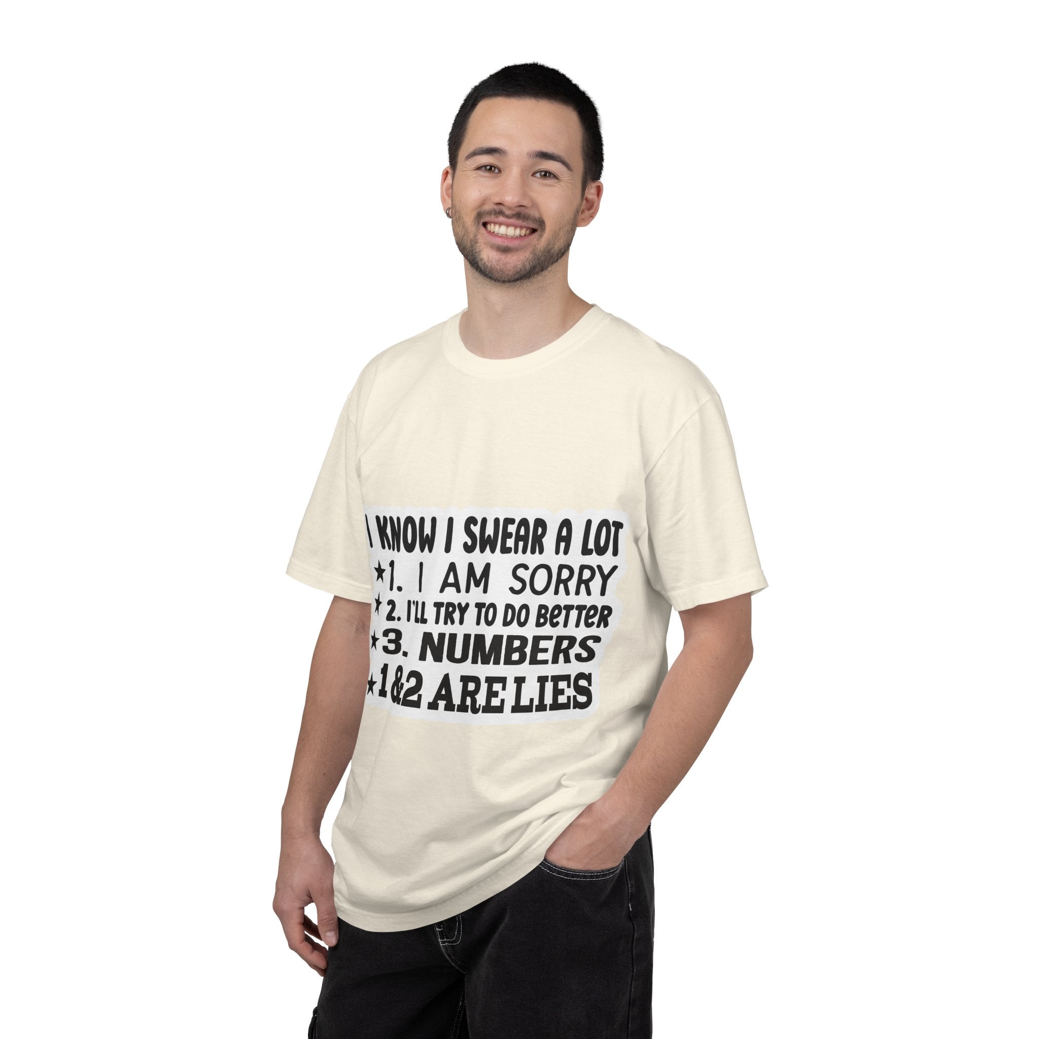 Funny "I Know I Swear a Lot" Graphic T-Shirt