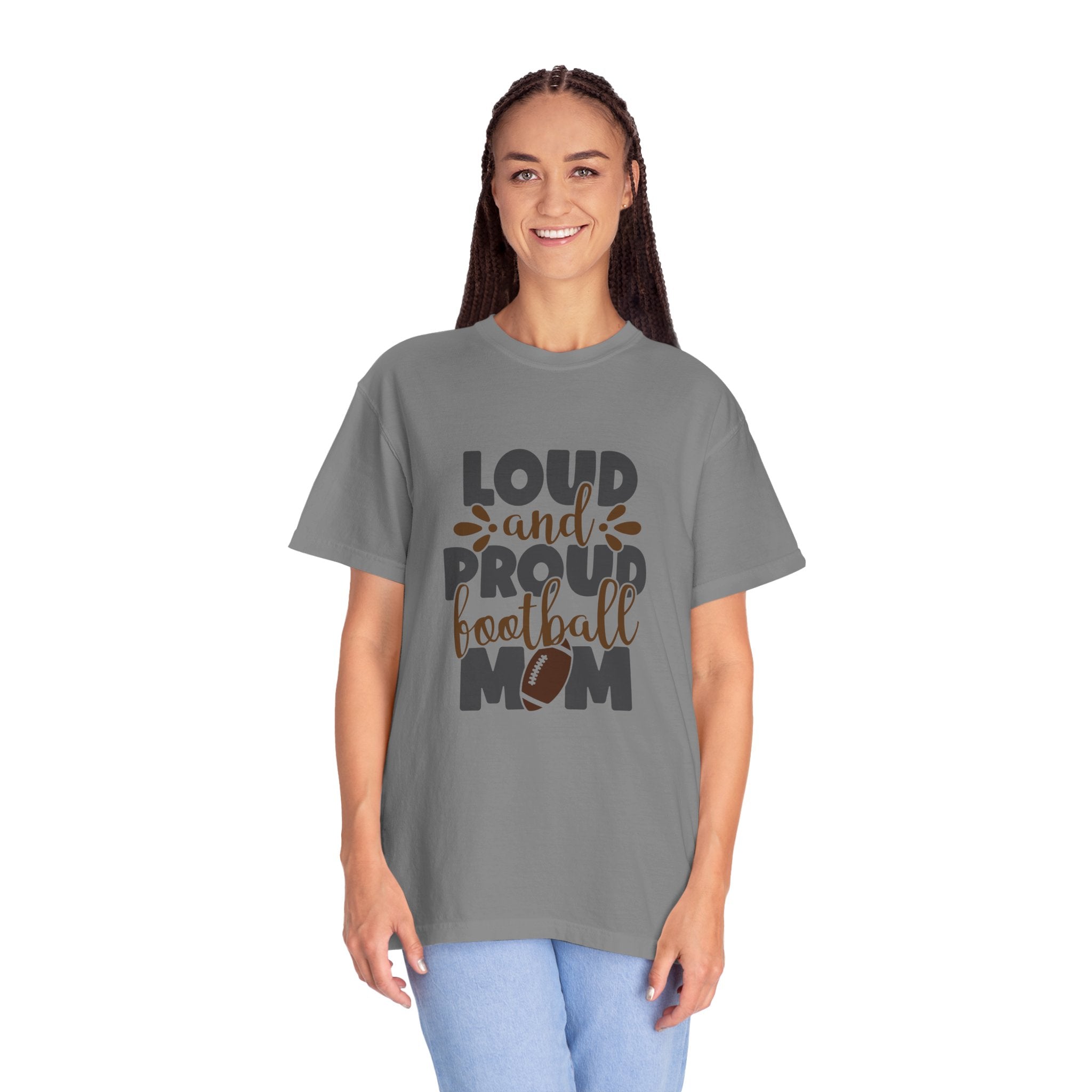 Loud and Proud Football Mom T-Shirt