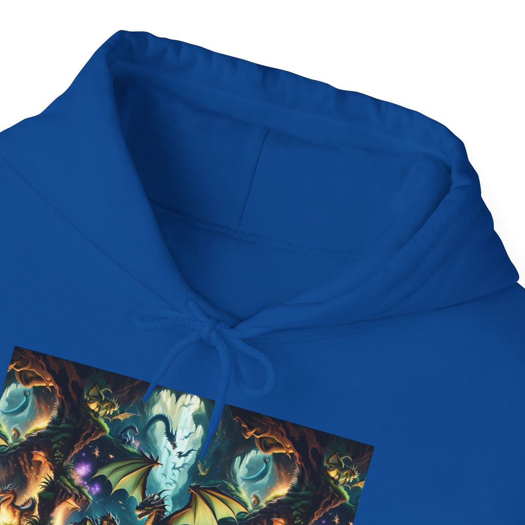 Mystical Cosmic Dragon Hoodie — Fantasy Sci‑Fi Graphic Sweatshirt
