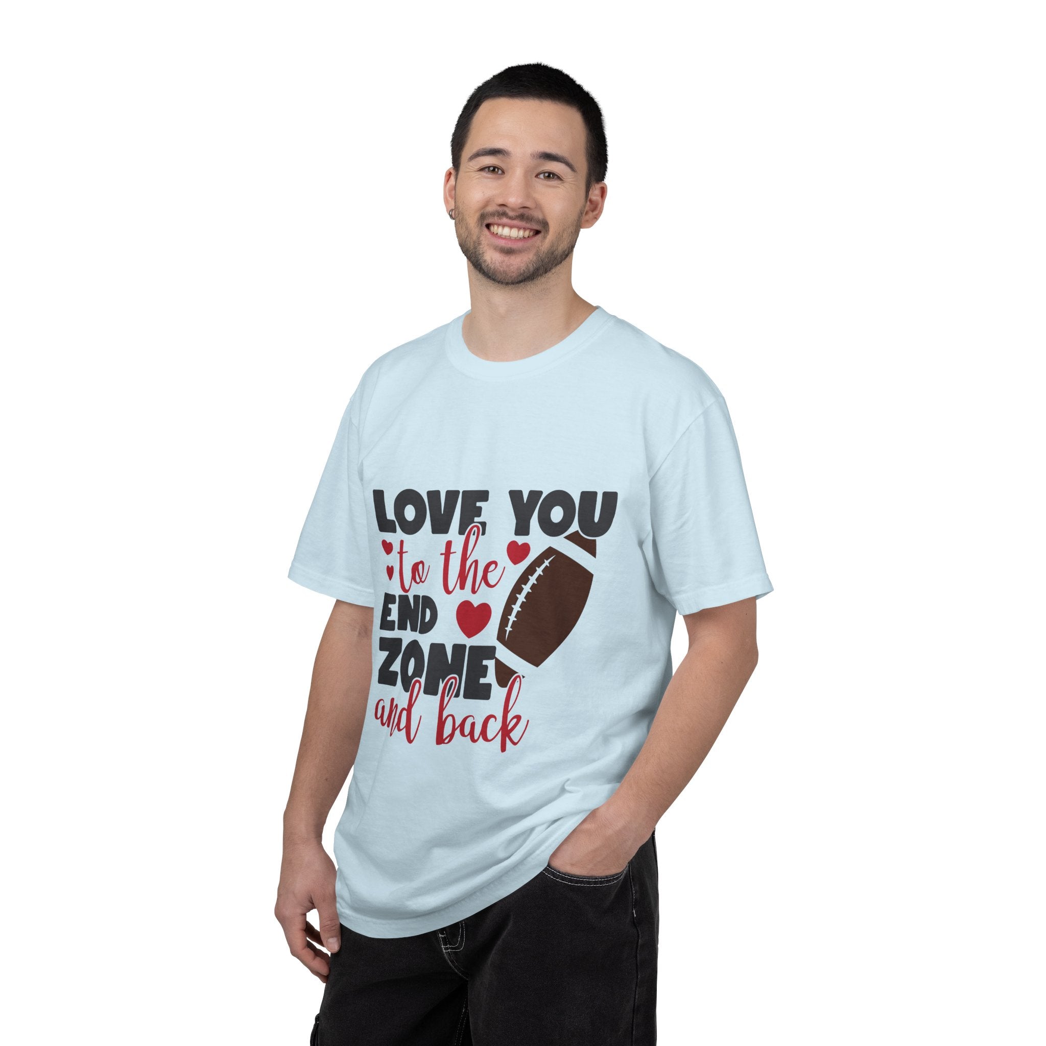 Love You to the End Zone and Back Football T-Shirt