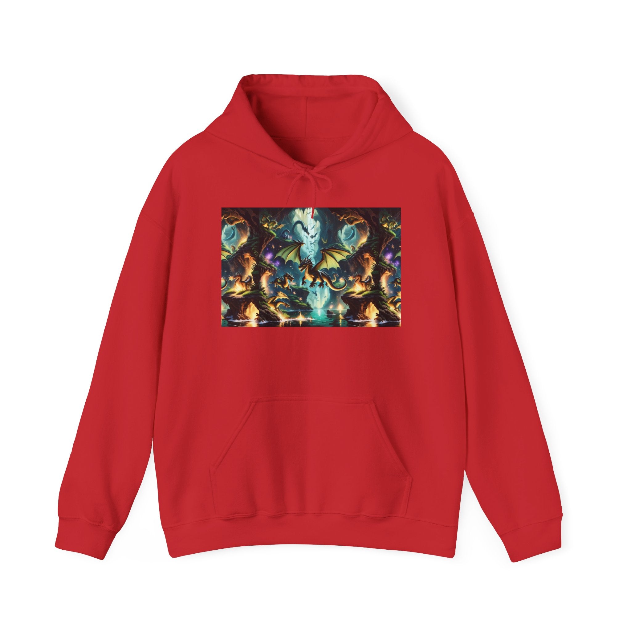 Mystical Cosmic Dragon Hoodie — Fantasy Sci‑Fi Graphic Sweatshirt