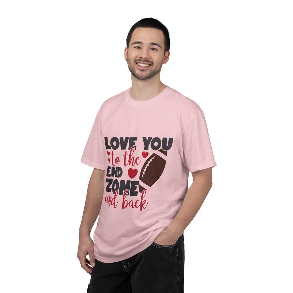 Love You to the End Zone and Back Football T-Shirt