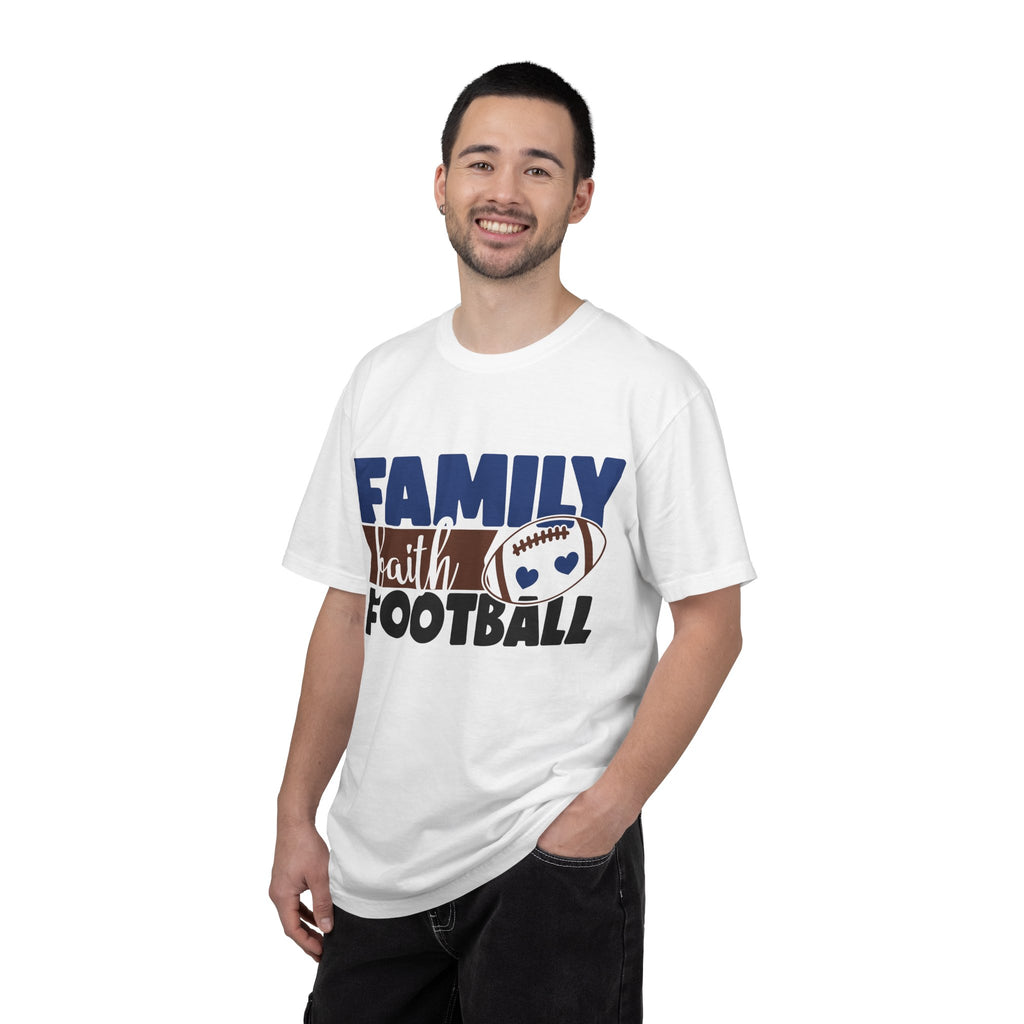 Family Faith Football T-Shirt