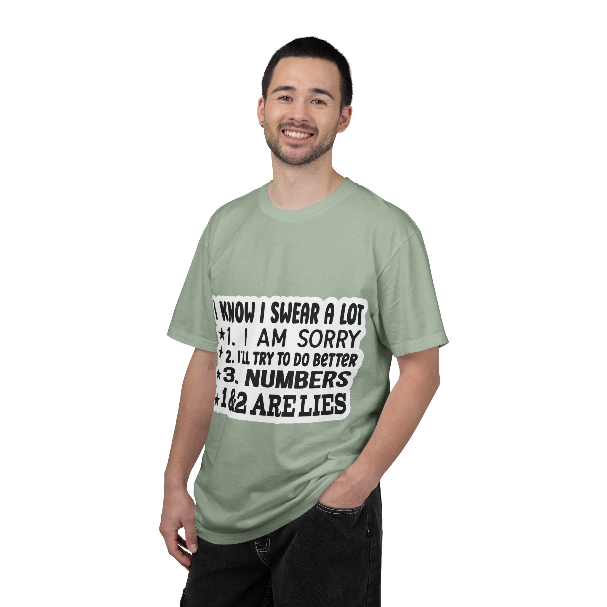 Funny "I Know I Swear a Lot" Graphic T-Shirt