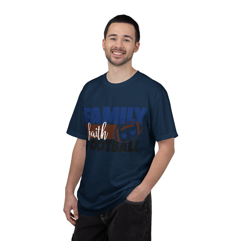 Family Faith Football T-Shirt