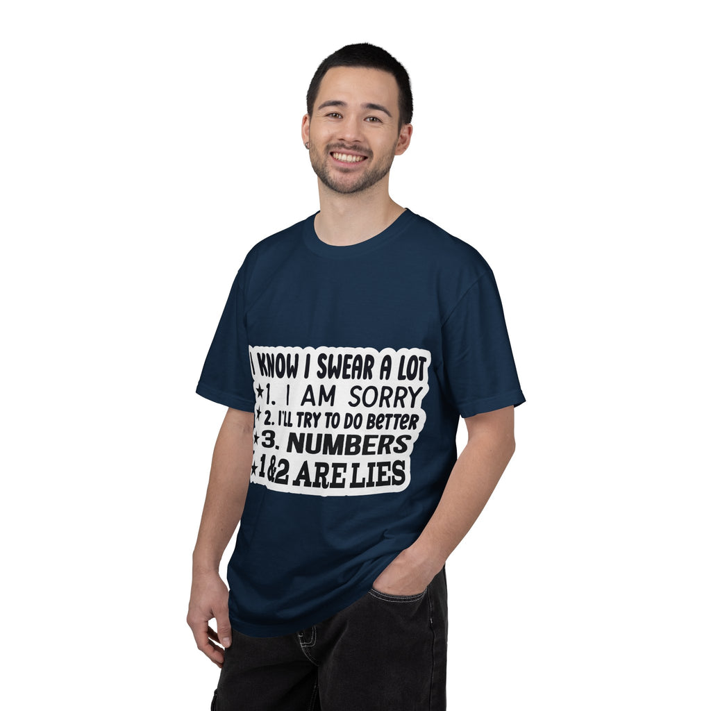Funny "I Know I Swear a Lot" Graphic T-Shirt