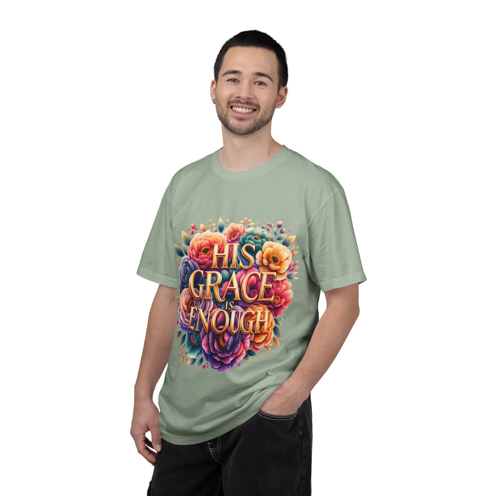 His Grace Is Enough Floral T-Shirt